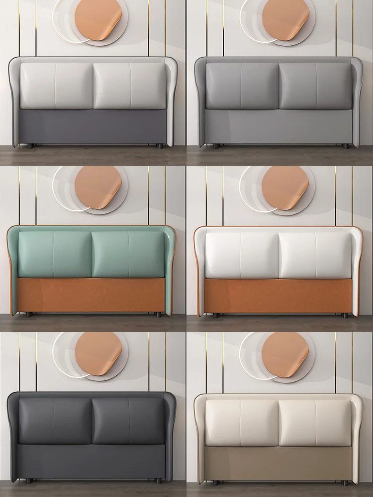 Headboard upholstery, Nordic modern simplicity, solid wood technology fabric, floor-to-ceiling backrest, bedside sheet, buy