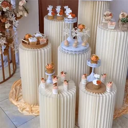 Cylindrical Paper Folding Festival Decoration Background Ornament Wedding Cake Stand Dessert Table Birthday Party Ramadan Decora