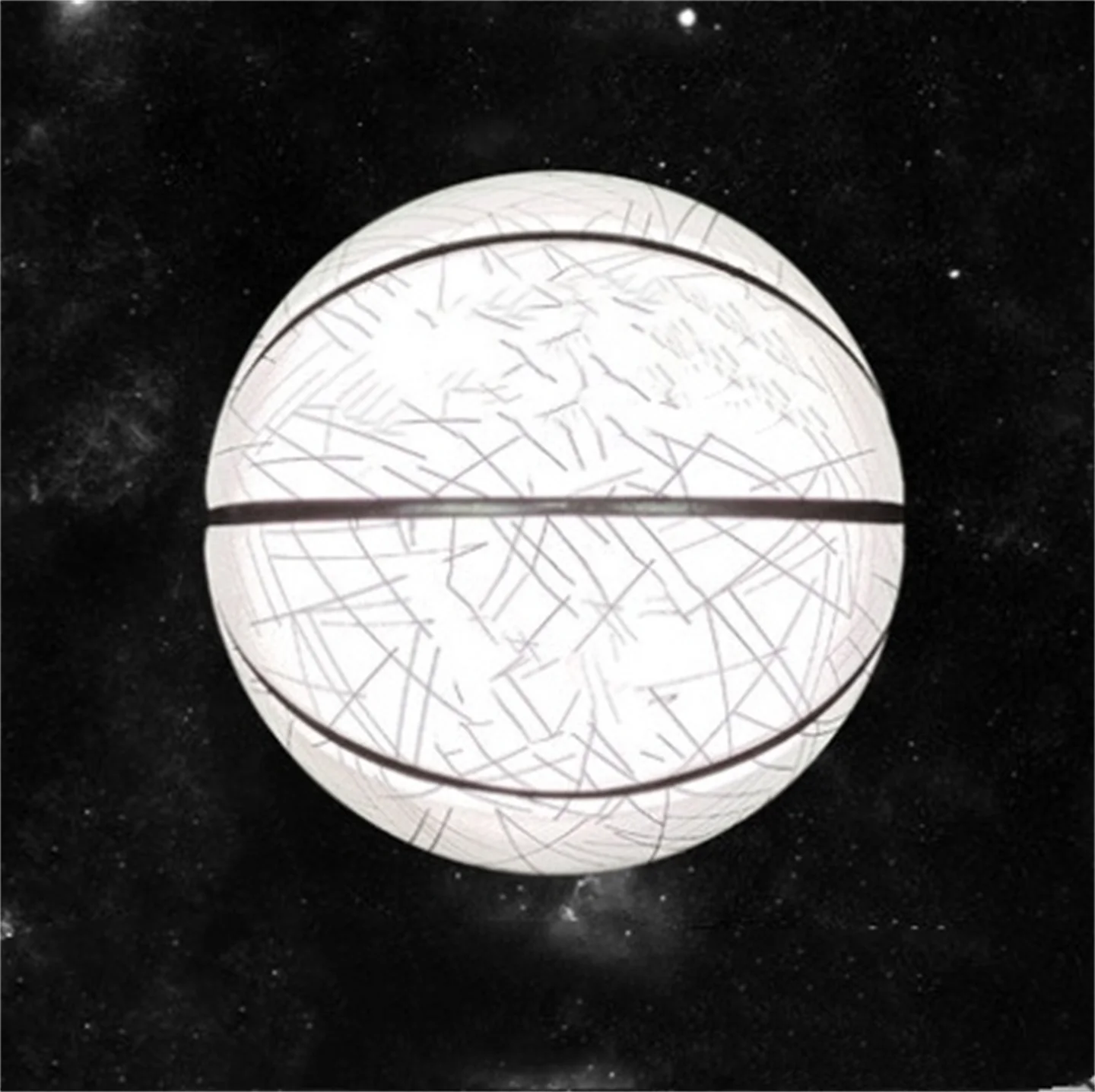 ผู้ชายผู้หญิง 7 #   การแข่งขันกีฬาบาสเก็ตบอล Noctilucent การฝึกอบรมการแข่งขันบาสเก็ตบอลสะท้อนแสงที่ทนต่อการสึกหรอ