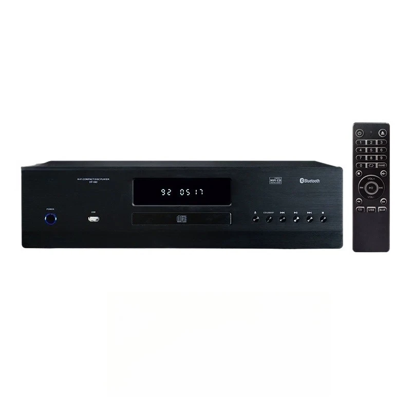 DP560 High Fidelity CD Disc Player Bluetooth HiFi Music Player Support 110V 220V Home Lossless Audio Playback Equipment