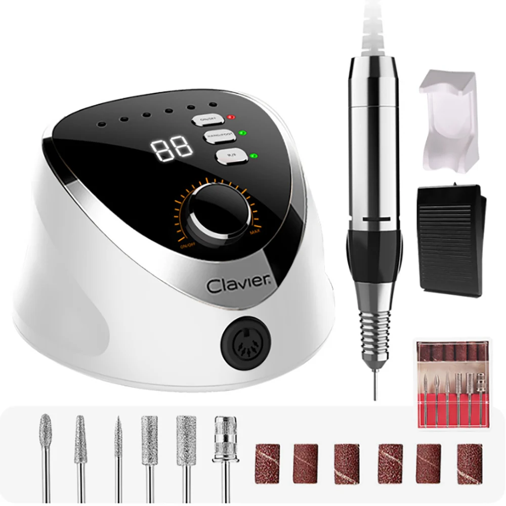 Milling Machine 65W For Manicures Nails Pedicures FX 820 Professional Nail Drill Machine Electric Strong Nail Gel Polish Remover