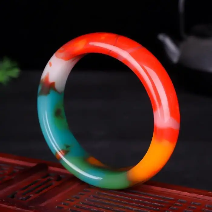 

Jade bracelet color bracelet colorful silk bracelet women's color
