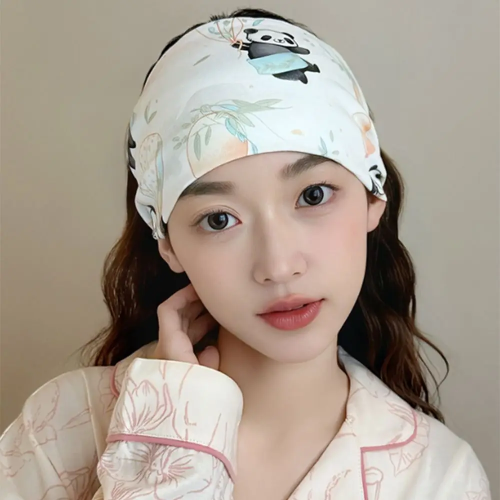 

Breathable Postpartum Confinement Hat 2in1 Eye Mask Postpartum Cap Soft Adjustable Maternal Headscarf Postpartum Confinement