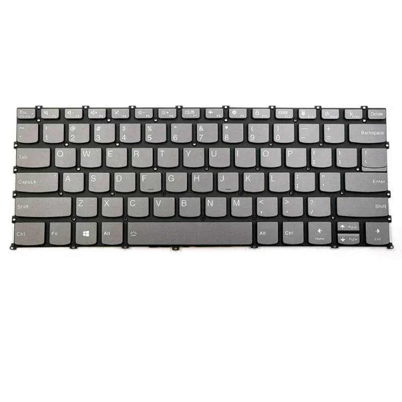 Teclado dos EUA com retroiluminado para Lenovo, IdeaPad Flex 5-14ARE05, 5-14IIL05, Novo