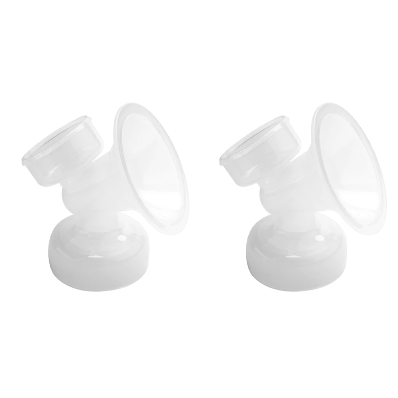 2X Electric Breast Pump Accessories Wide Caliber Bottle Tee Body Suction Cap Speaker Cover