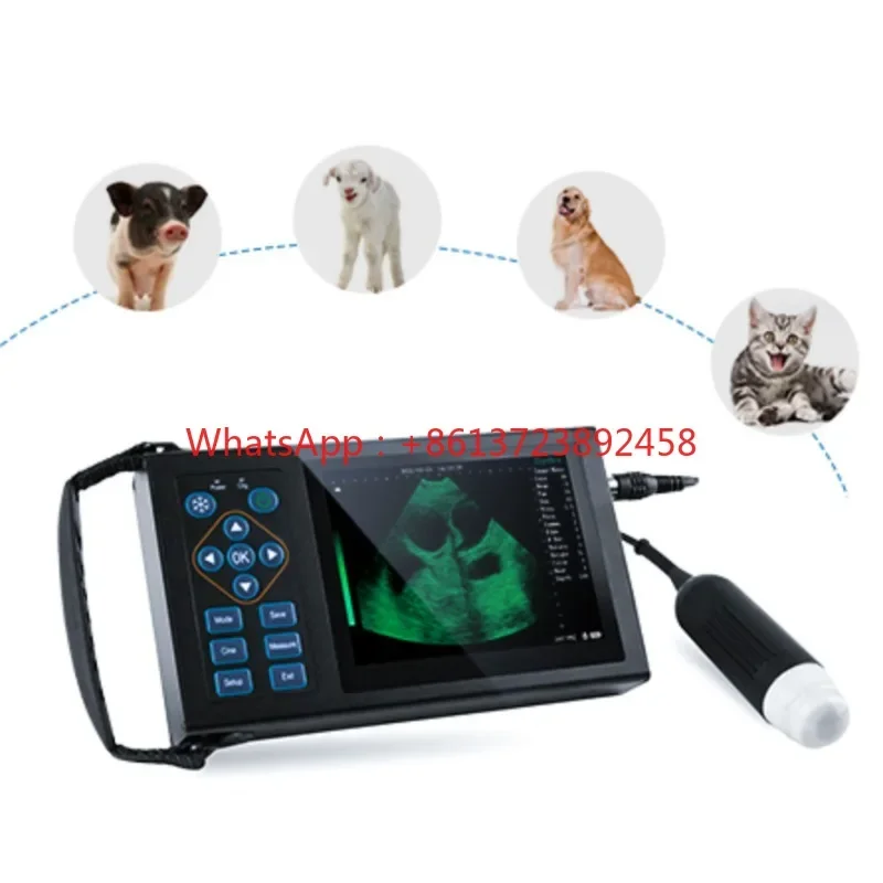 

Veterinary equipment Handheld Sheep Cattle Pig Pregnancy Scanner Portable Animal Veterinary Use Ultrasound Machine Vet