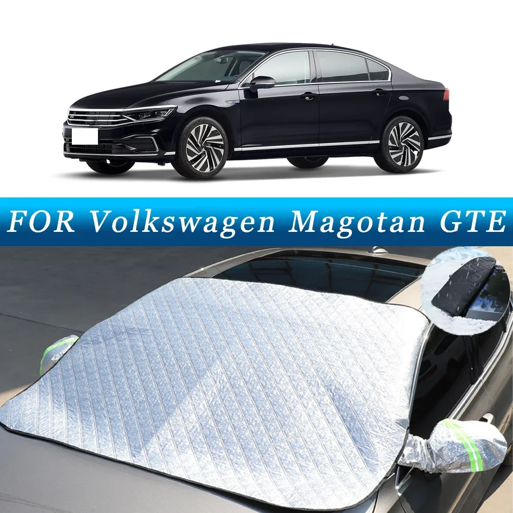 

Thickened Car Now Sunshade Windshield Cover With 5/9 Magnets UV Protection Anti Snow Sunlight For Volkswagen Magotan GTE