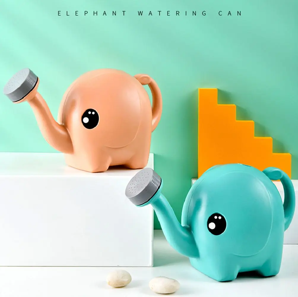 2500ml Cute  Lawn Irrigation Plants Sprinkler Elephant Watering Pot Water Can Gardening