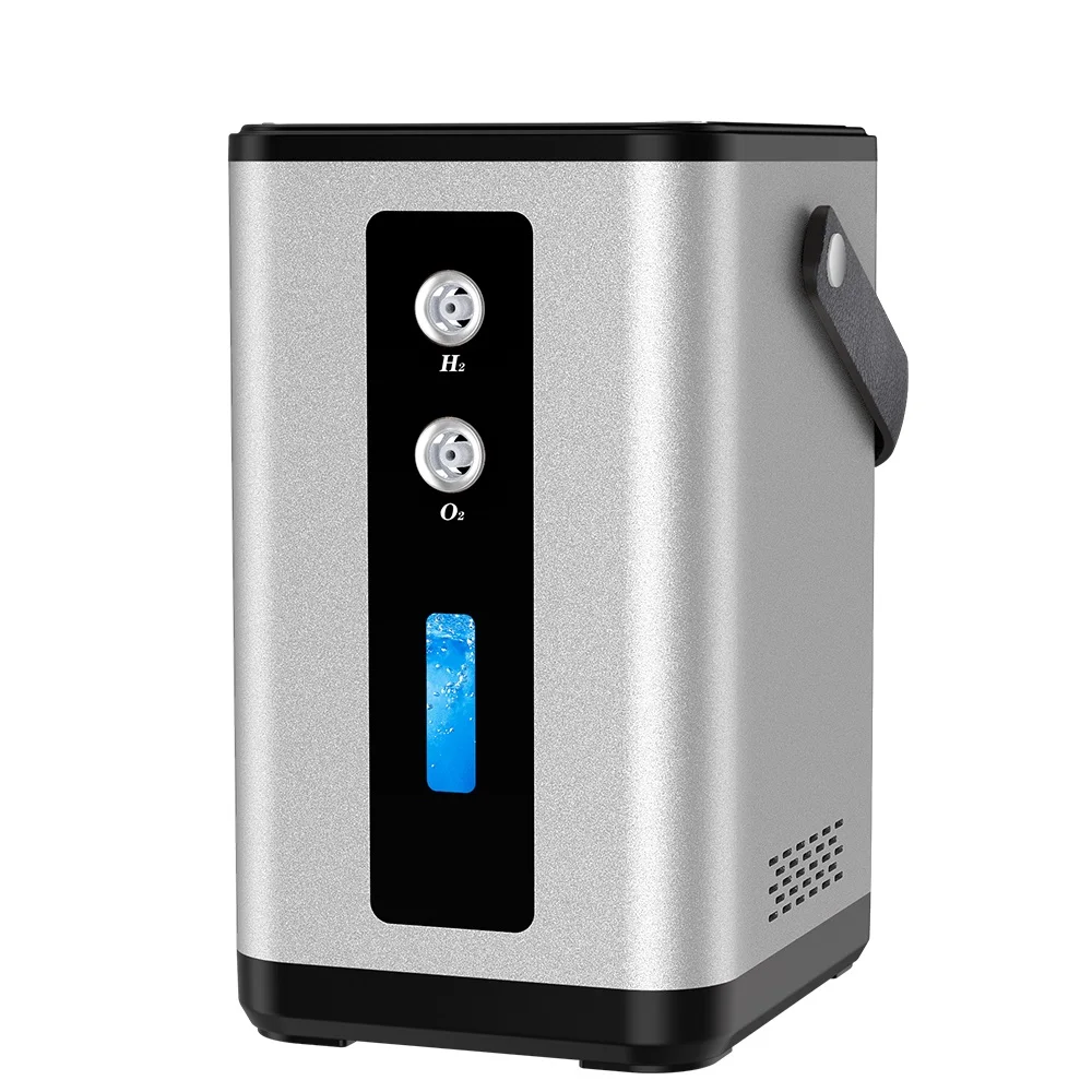 99.99% portable Purity Dual Outlet H2 Generator hydrogen inhalation machine portable 450ml/min Hydrogen Inhalation Machine