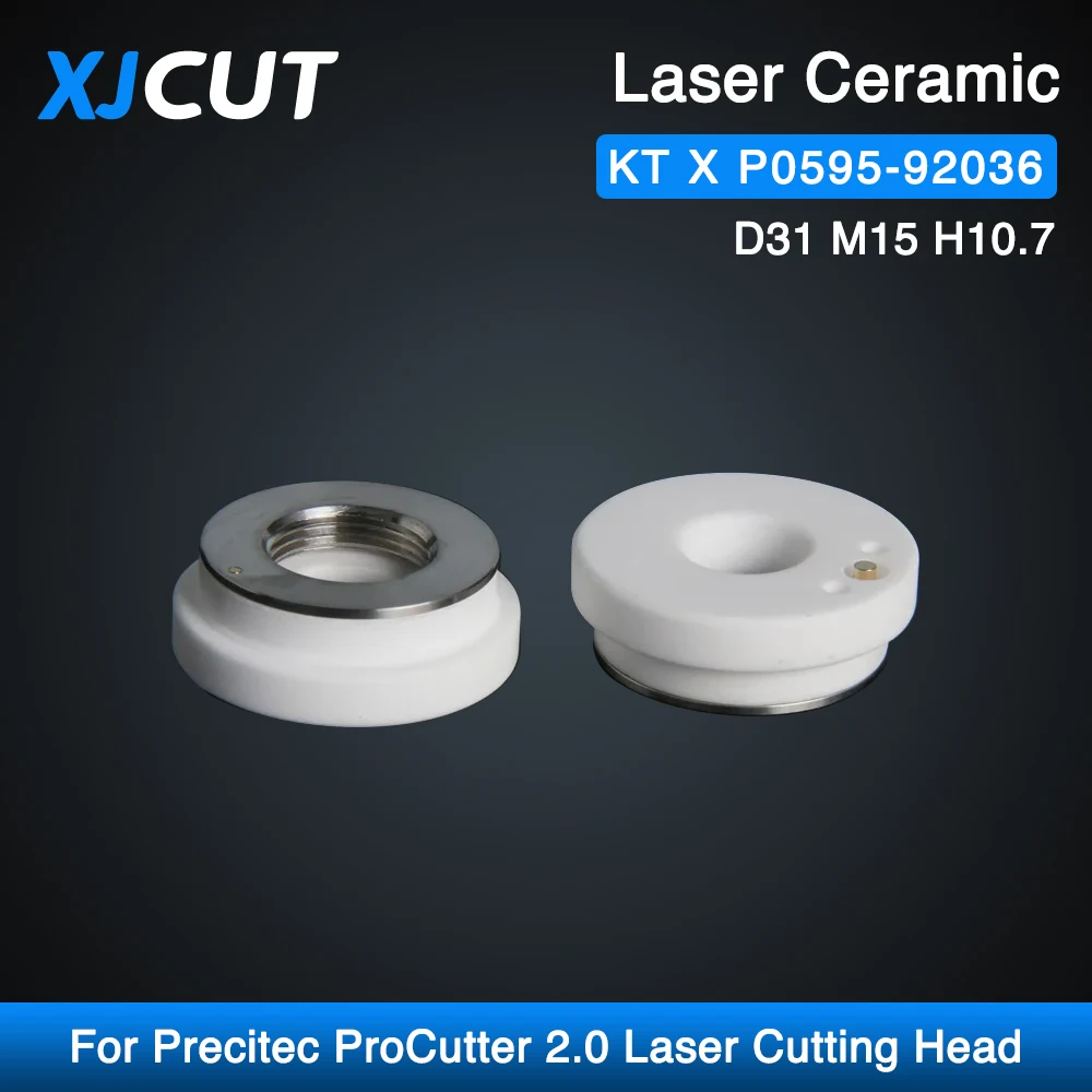 XJCUT OEM Laser Keramik Teil KTX KT X P0595-92036 Für Precitec ProCutter & ProCutter Zoom 2,0 Laserkopf D31 H10,7 M15