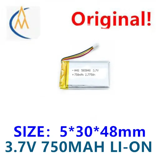 503048 Batería de litio 3,7 v caja de desinfección de tres cables grabadora de conducción Lejia LX99 equipo médico dispositivo de belleza