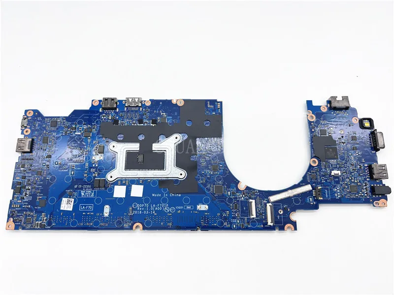 Imagem -03 - Usado para Dell Latitude 5491 Motherboard 0f37wm Sr3yz I78850h Ddp70 La-f701p 100 de Trabalho