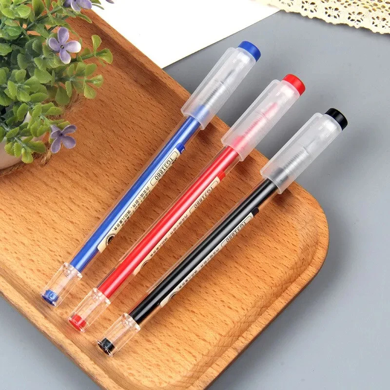 1 Plus 10 Core Black Neutral Pen Writing Smooth Ink Does Not Leak Student Needle Examination Office Signature