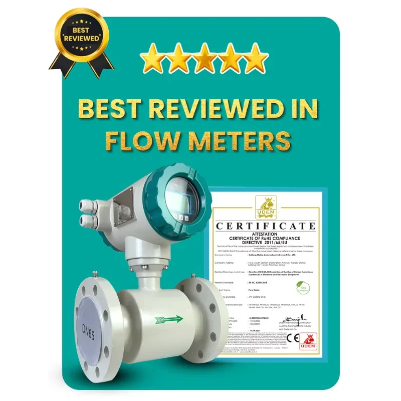 High Accuracy RS485 Electro Magnetic Medidor de Flujo Liquid Water Electromagnetic Flow Meter Price