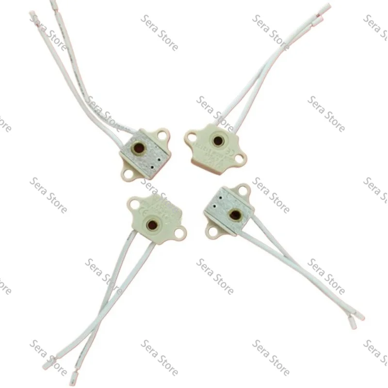2pcs Ophthalmic Slit Lamp Socket 6V20W, Special Bulb Socket G4, Ceramic Socket