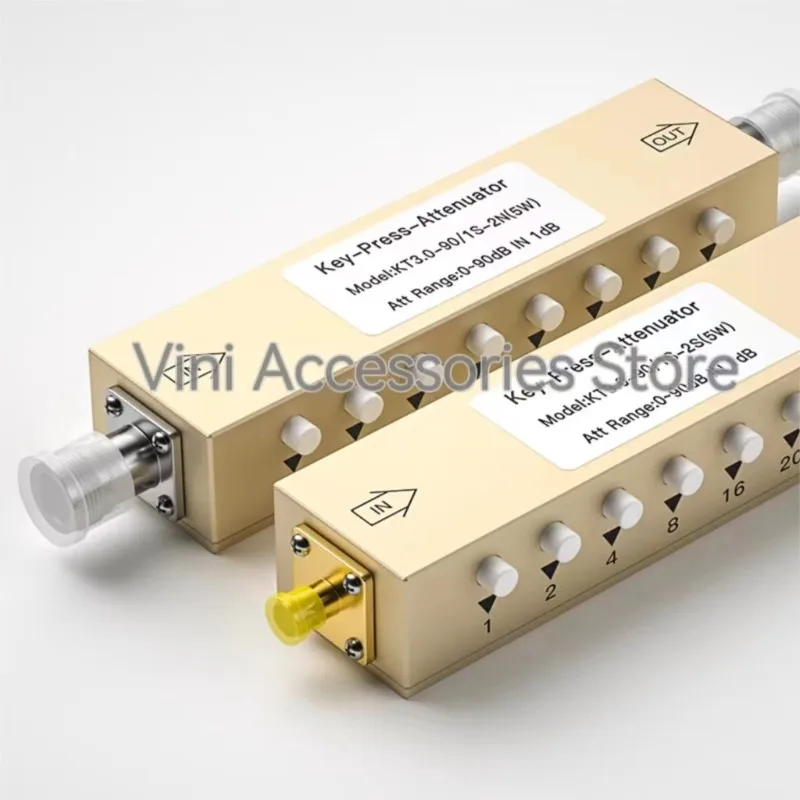 SMA/N Type 0-90db RF Adjustable Signal Attenuator Digital Step RF Attenuator Key Adjustable Attenuator