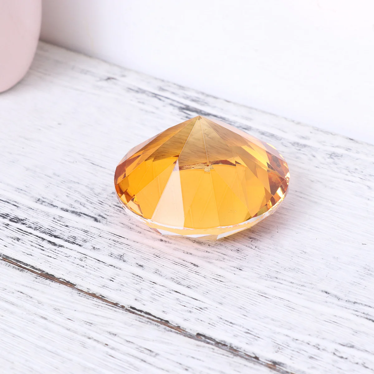 

60 Mm Gems Large Bridal Shower Bride Diamond Craft Crystals Decor Centerpieces for Tables Diamonds Decoration