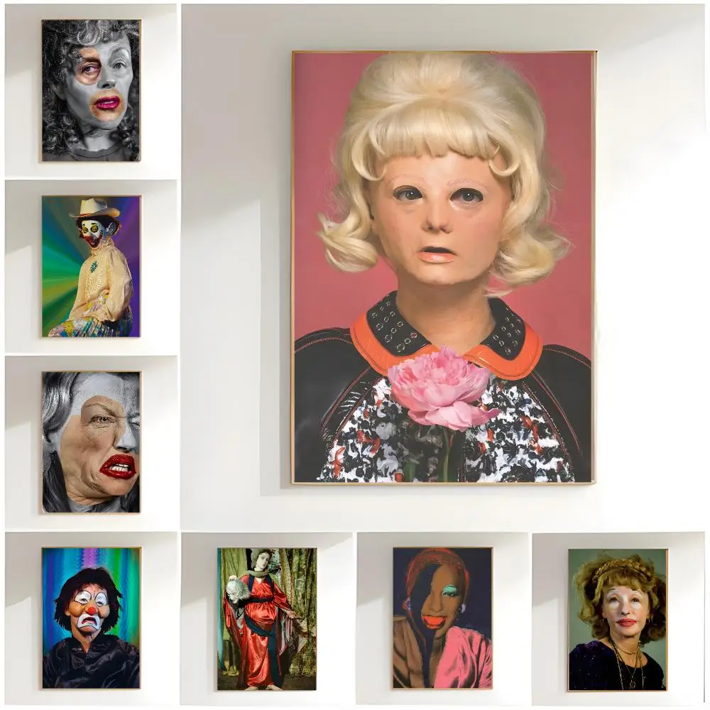 modern artist c-cindy sherman Poster Classic Wall Art  Home Decor  Peel and Stick Unframed