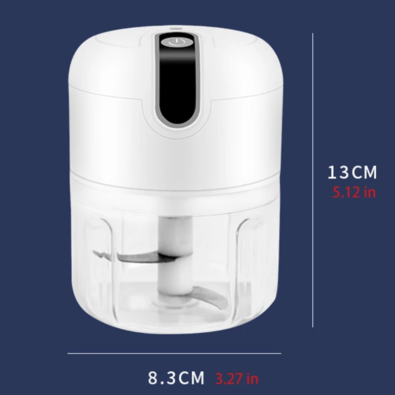 Máy cắt rau củ điện cầm tay Máy nghiền bùn tỏi điện mini Xay thịt Dropship