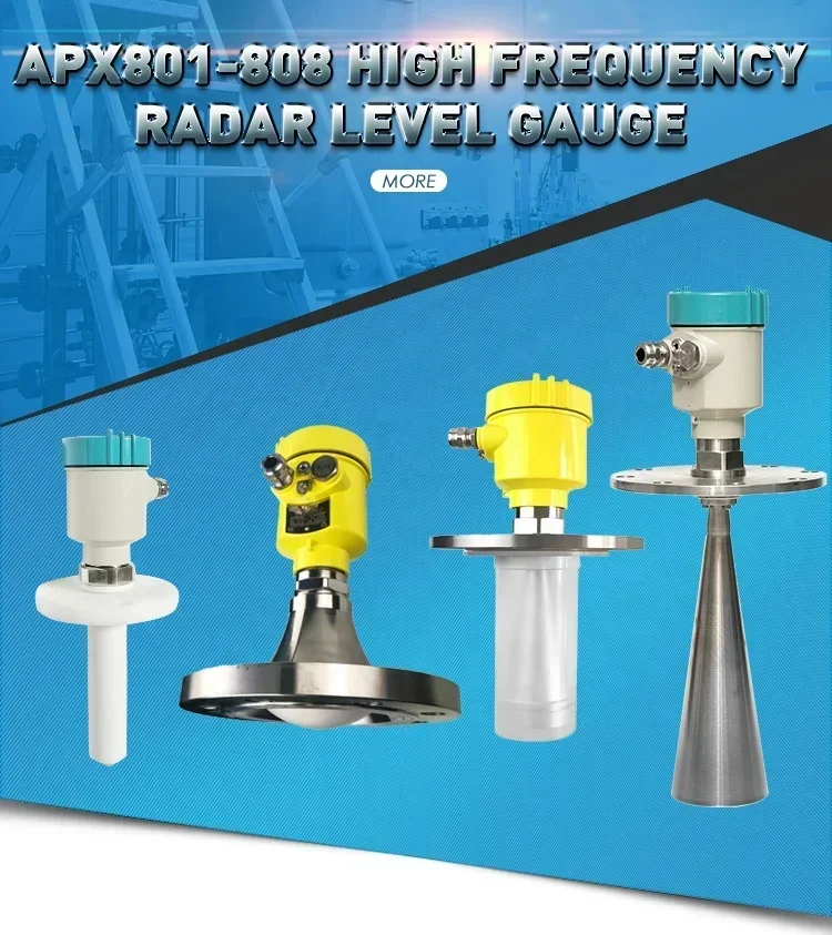 2026 Premium  High frequency radar level transmitter wave radar solid level sensor guided radar signal level meter