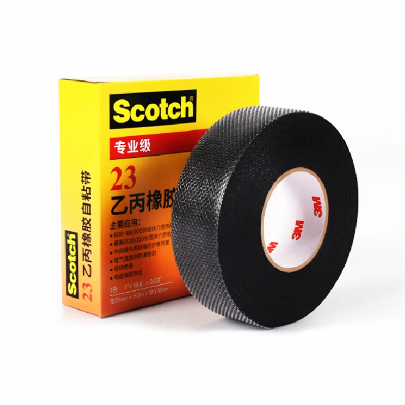 

3M23 # Самоклеящаяся изоляционная лента Профессиональная высокотемпературная уплотнительная изоляционная лента Резиновая изоляционная лента EPDM