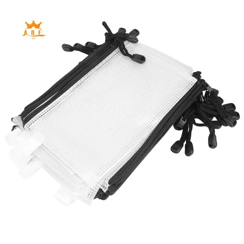 

A08E-30Pcs B6 Mesh Zipper Pouch 5.3X7.7Inch,Waterproof Zip Bag For School Office Supplies, Puzzles & Games Organizing Storage