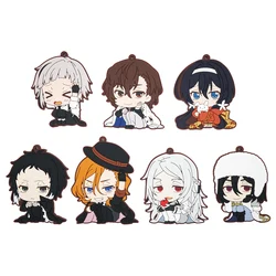 Bungo Stray Dogs Anime Dazai Osamu Nakahara Chuuya Chuya rubber Keychain toys gift