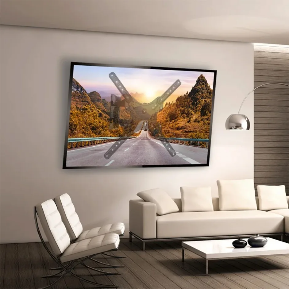 

Держатель для телевизора Универсальный регулируемый настенный кронштейн для телевизора Универсальный поворотный для 26-дюймового ЖК-монитора со светодиодной подсветкой и плоской панелью подставки для телевизора