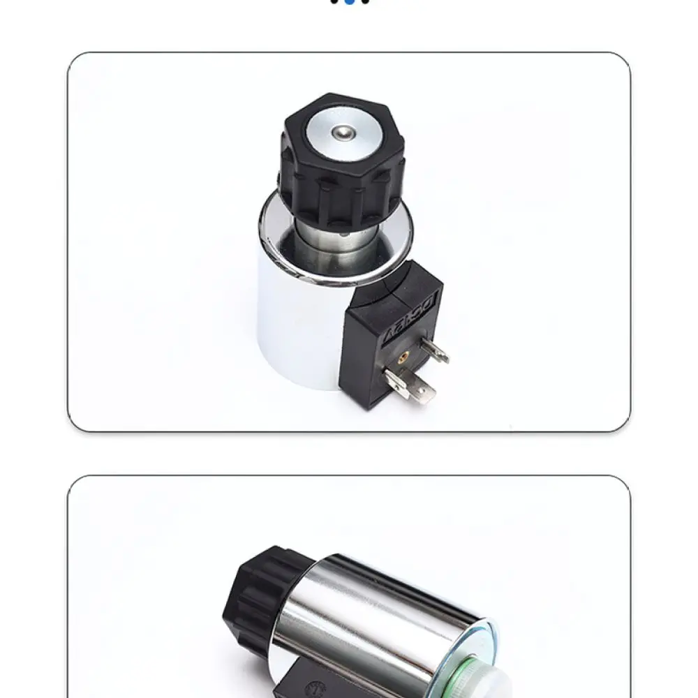 Durable MFZ12 37YC Solenoid Valve Coil Copper Core Hydraulic System Replacement Industrial Machine Accessory