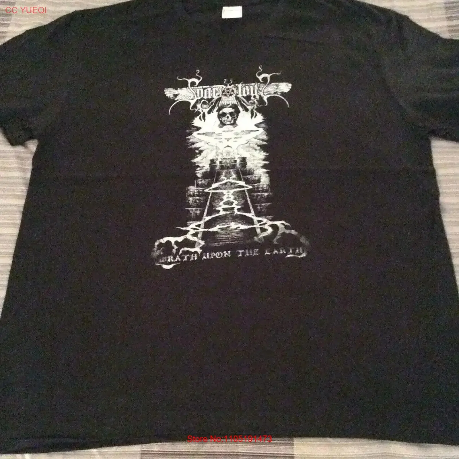 SVARTSYN Wrath Upon T Shirt XL The Chasm Inquisition Urgehal Urfaust Empyrium vintage Washed Breathable Versatile homme Stylish
