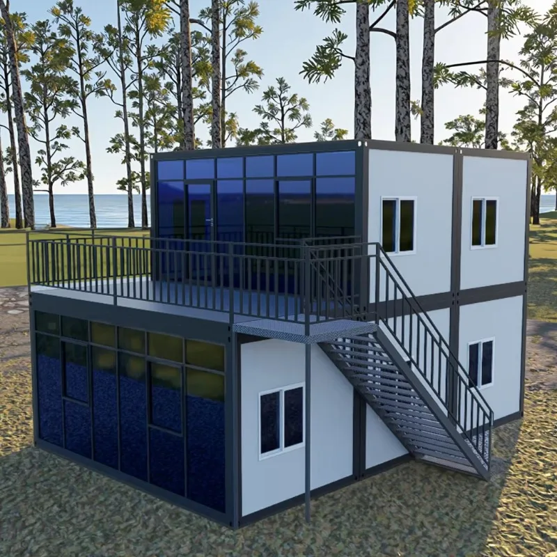 Customized Luxury 20ft Mobile Home Hotel Modular Portable Tiny House Prefab Villa House Luxury 4 Bedroom Container House