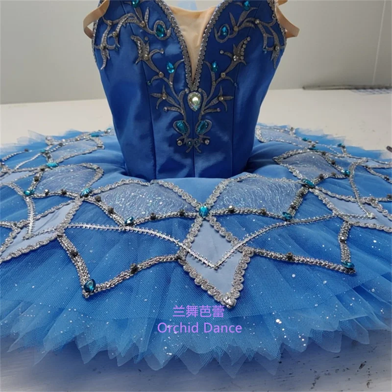 

Factory Wholesale High Quality Professional Custom Size Classical Adult Girls Blue Bird Ballet Tutu Costumes