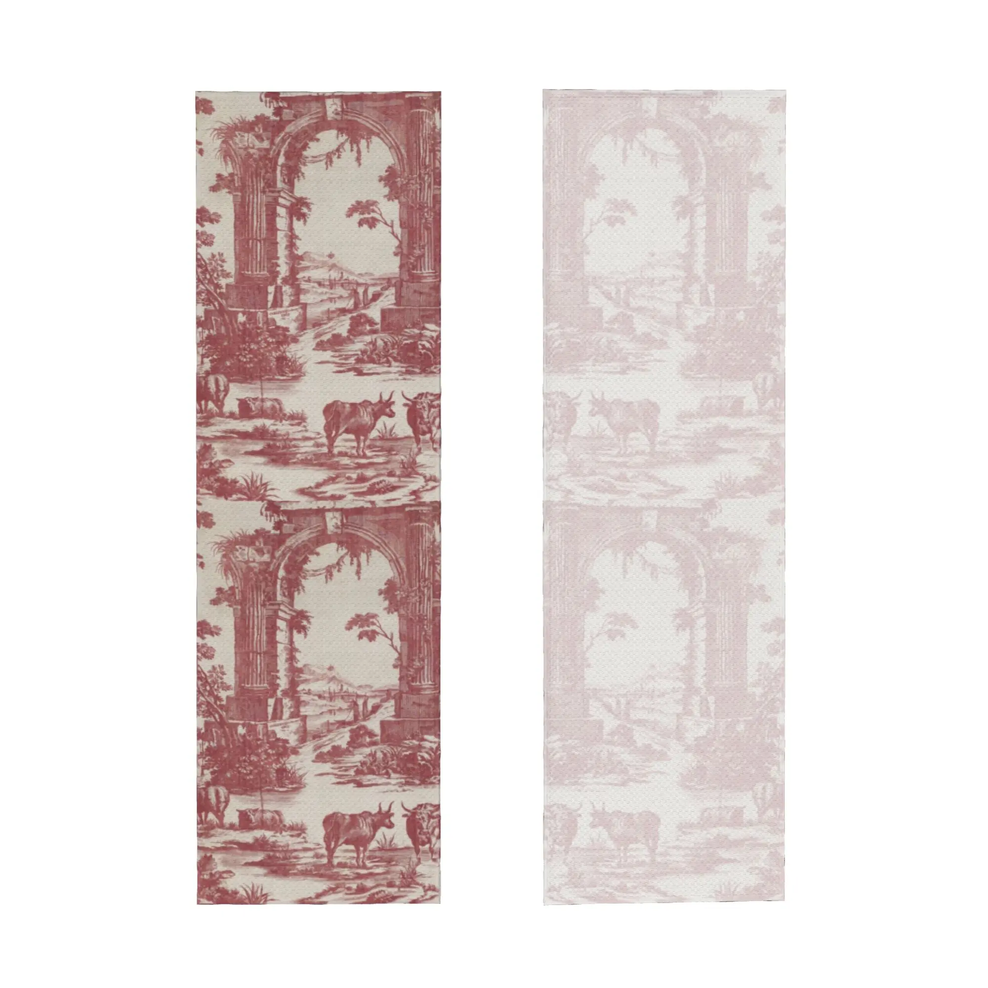 Cold Exercise Towel Toile De Jouy Rural Life Beach Sports Yoga Towel Swimming Camping Towel Refreshing Sports Scarf Face Towels