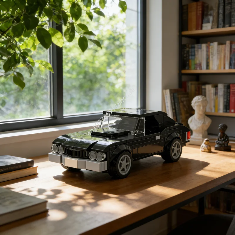 

230 деталей MOC City Champions: Конструктор «Chevrolet Malibu», развивающая игрушка, идея для подарка на Рождество