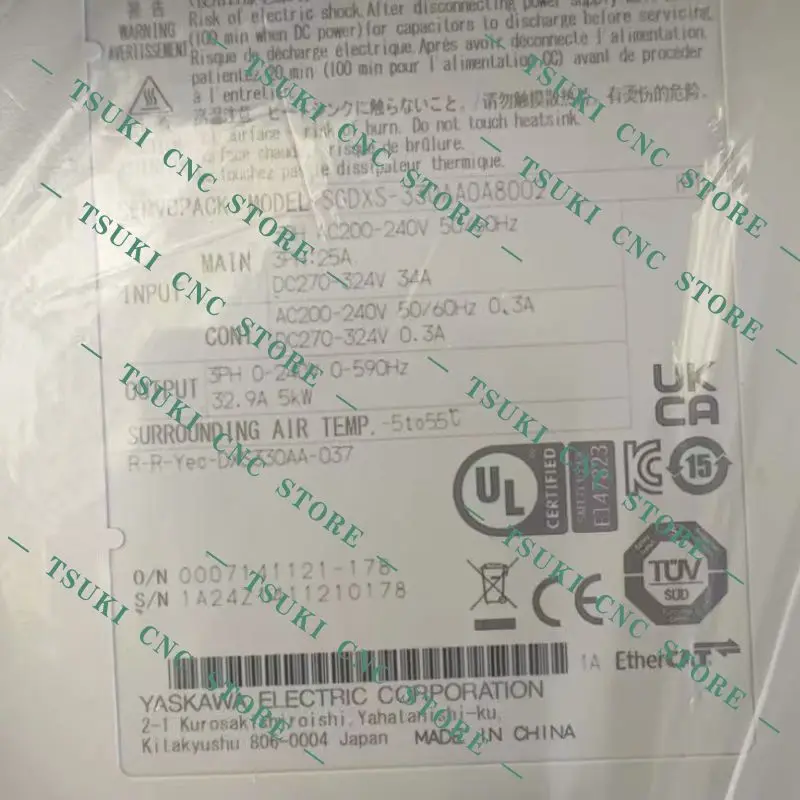 

Новый сервопривод SGDXS-330AA0A8002 5 кВт для быстрой доставки