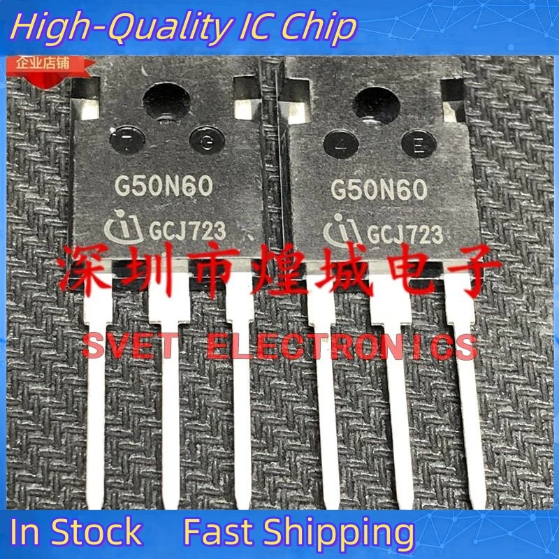 10PCS-50PCS  G50N60  TO-247 IGBT 600V 50A   Original In Stock   Can Be Purchased