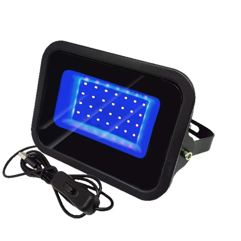 

LED purple black light, indoor ambient light, flood light, household party light