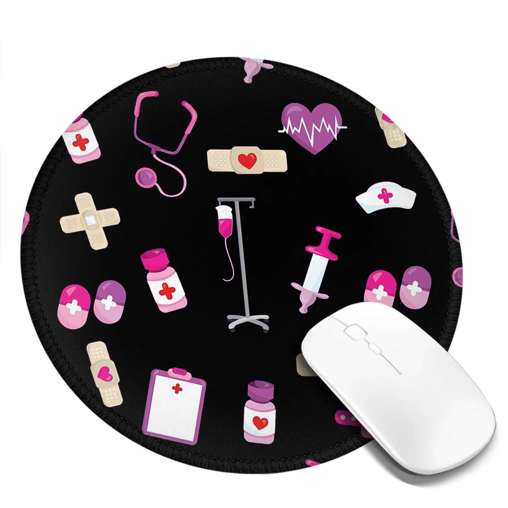 Cute Hospital Medical for nurses Mouse Pad Computer Keyboard Mouse Mat Gamer PC Laptop Desk Mat Office Accessories Table Mats