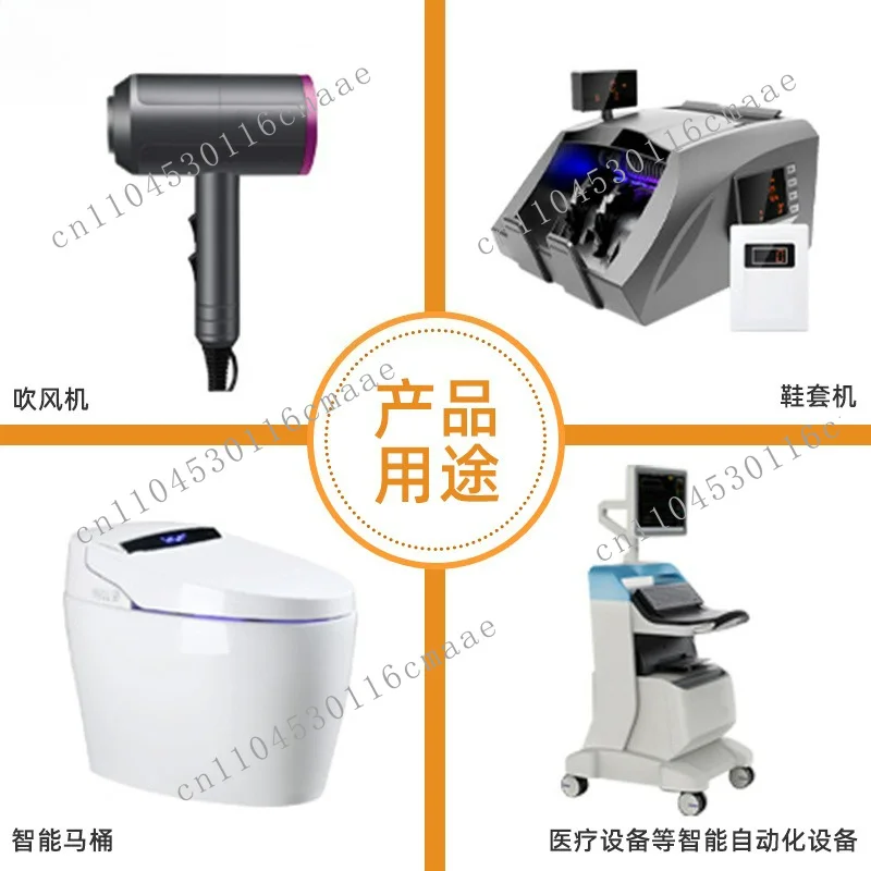 37GB555 Geared Motor Speed Control Eccentric Shaft Steel Gear 12V24V Positive and Reverse Brushed DC Micro Motor