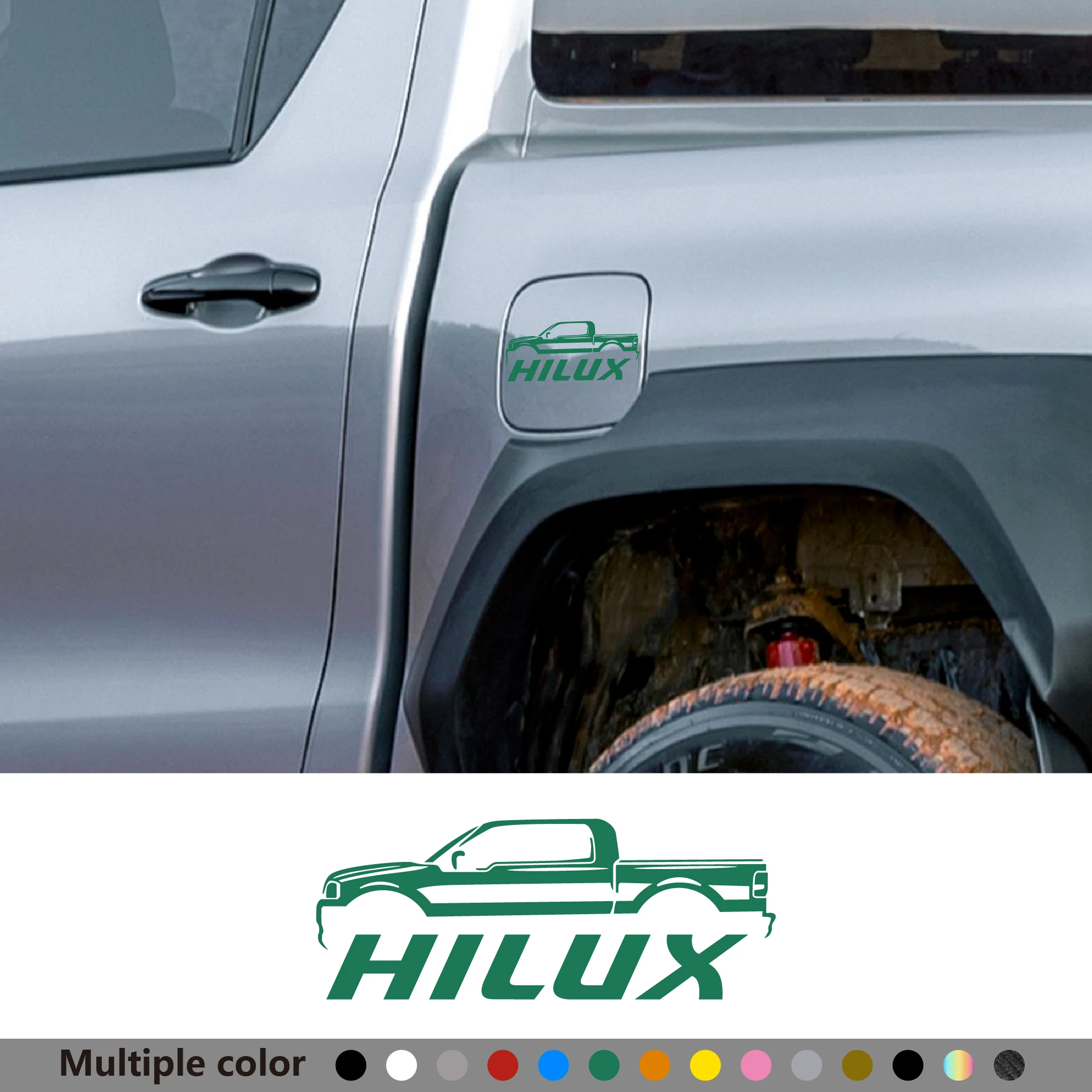 1 قطعة جسم السيارة نافذة الجانب ملصق لتويوتا هايلكس ريفو فيجو روكو لاقط ملصق مائي شاحنة الفينيل ديكور غطاء تغليف الوقود اكسسوارات السيارات