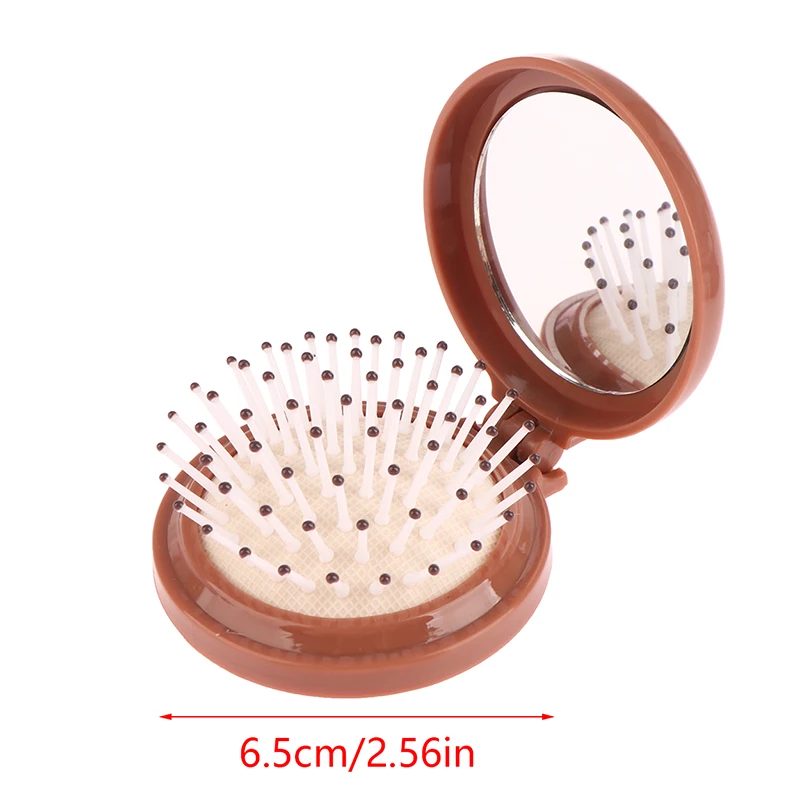 Foldable Head Massager Cartoon Air Bag Hair Comb Anti Static Styling Accessories Portable Children Girl Hair Brush