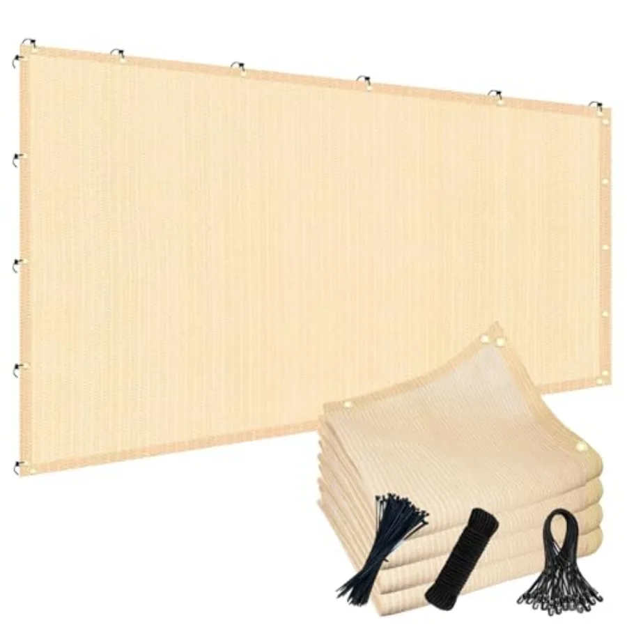 

Sun Shade Cloth for Outdoor Deck Backyard Patio Garden Pergola Cover Canopy Beige