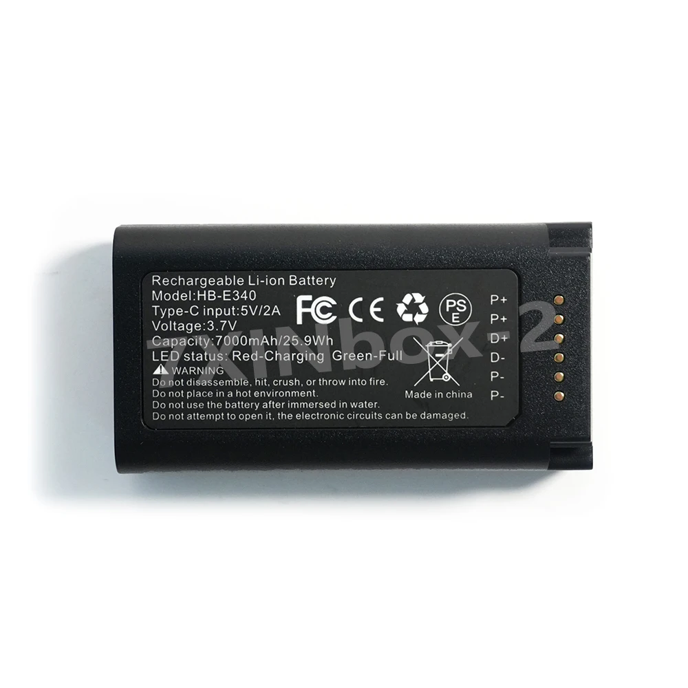 Brand New HB-E430 3.7V 25.9Wh 7000mAh Battery Replacement For eufy Security Video Doorbell E340 Series