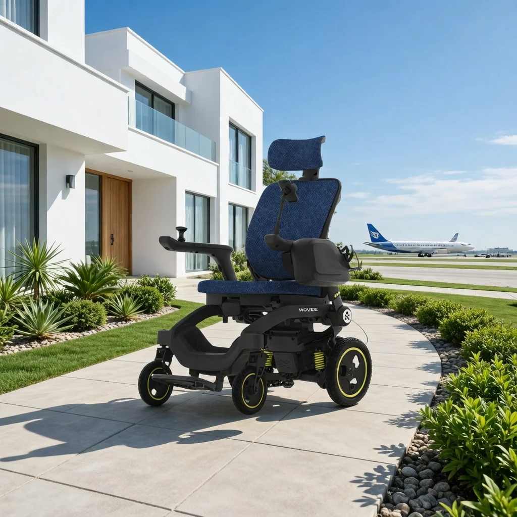 Electric Four-Wheel Scooter For Elderly Disabled Mobility Aid Lithium Aluminum Alloy Frame Intelligent Features 150kg Capacity