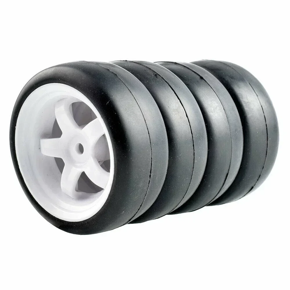 For HSP HPI 1:10 Touring Car RC 6030-6018 Slick Racing Tires & Wheel Sets