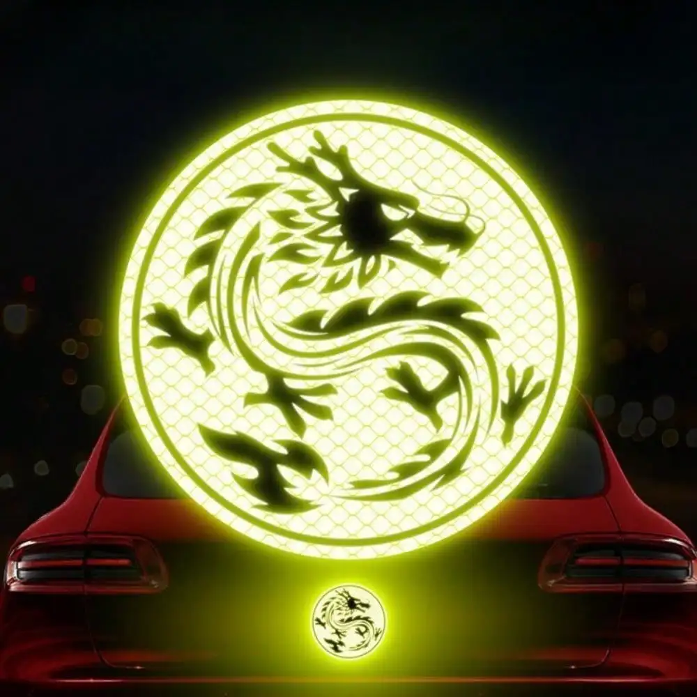 

Cartoon Logo Car Stickers Car Stickers Reflective Stickers Night Safety Warning Creative Personalized Scratch Blocking Stickers