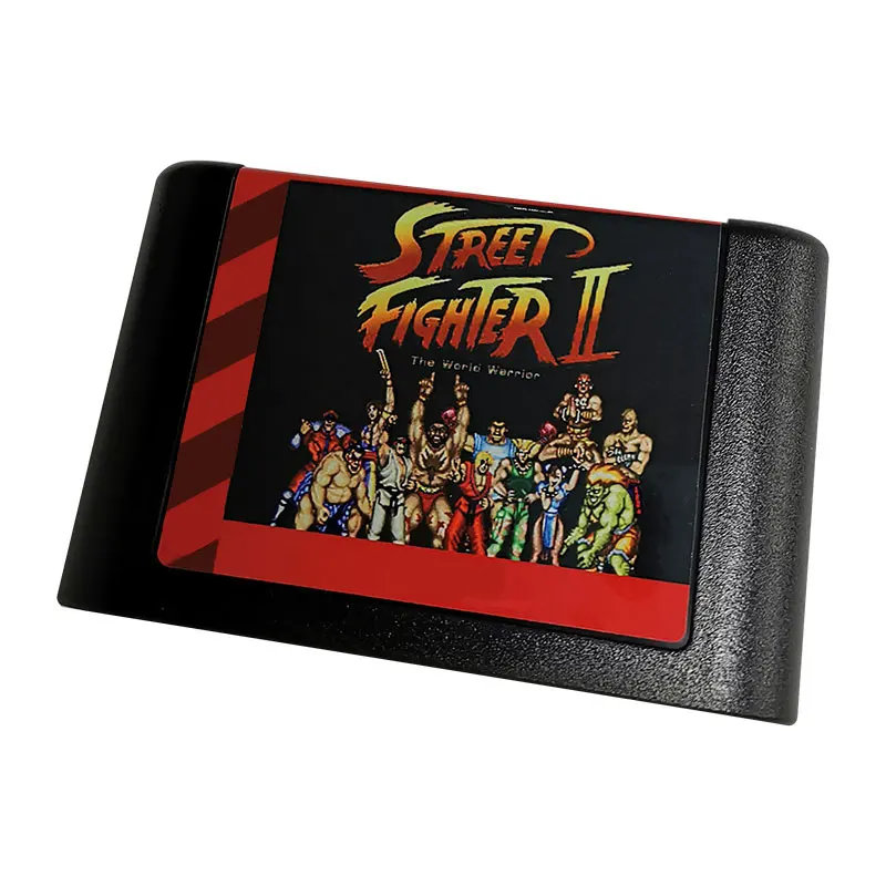 Street Fighter II The World Warrior 16 Bit MD Game Card For Mega Drive Game Console