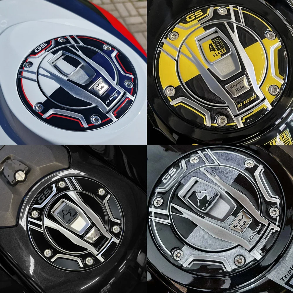 r1250gs 2023 Motorcycle 3D Epoxy Resin Sticker Tank Cap Protection Decal For BMW R1250 GS R1250 GS Adventure R1250GS Sticker