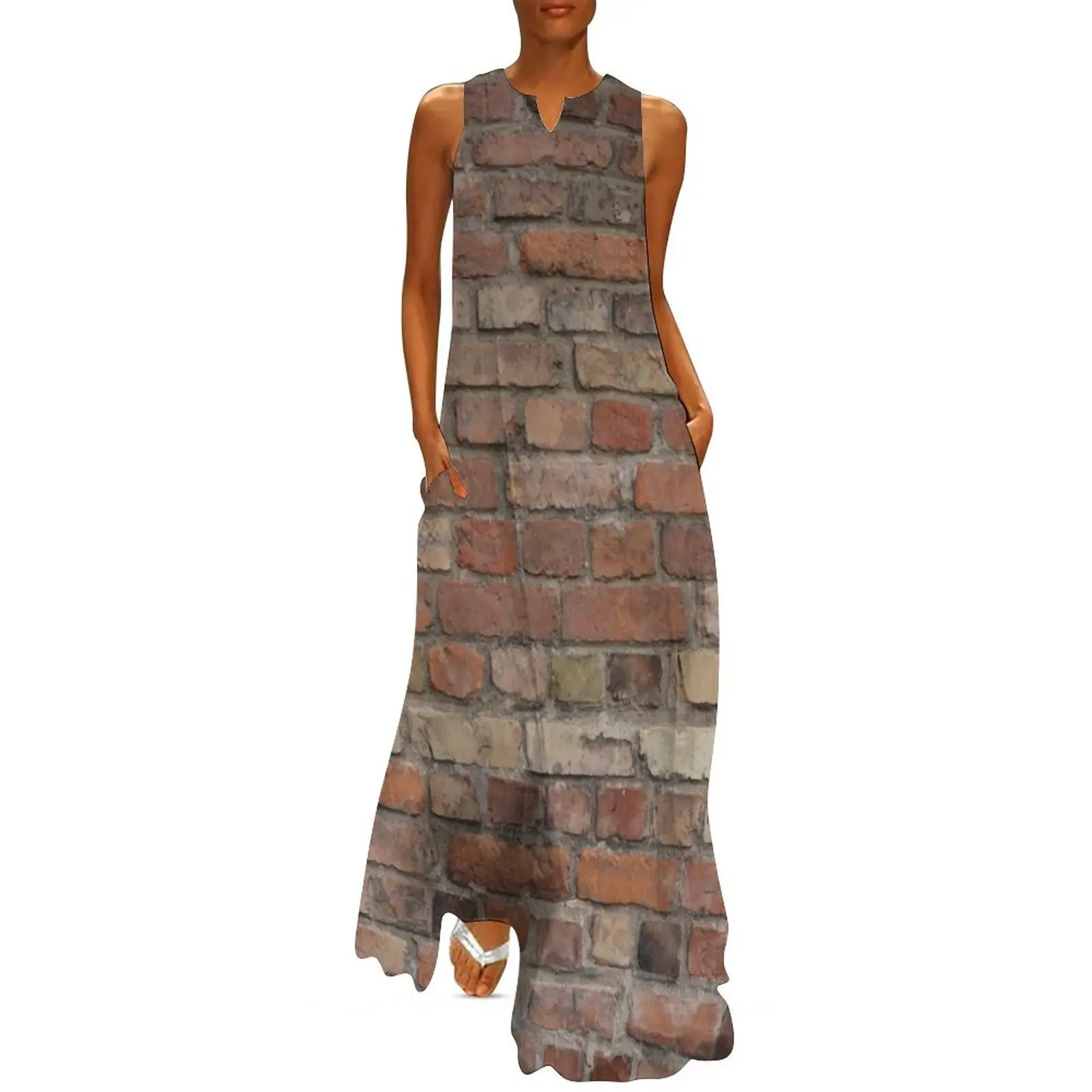 

Texture Build the wall brick wall vintage with red bricks pattern slightly eroded HD Long Dress prom clothes