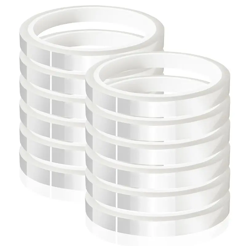 A76I-12 Rolls 10Mm X 33M(108Ft) Clear Heat Tape,Transparent For Heat Press And Sublimation,Heat Transfer Vinyl